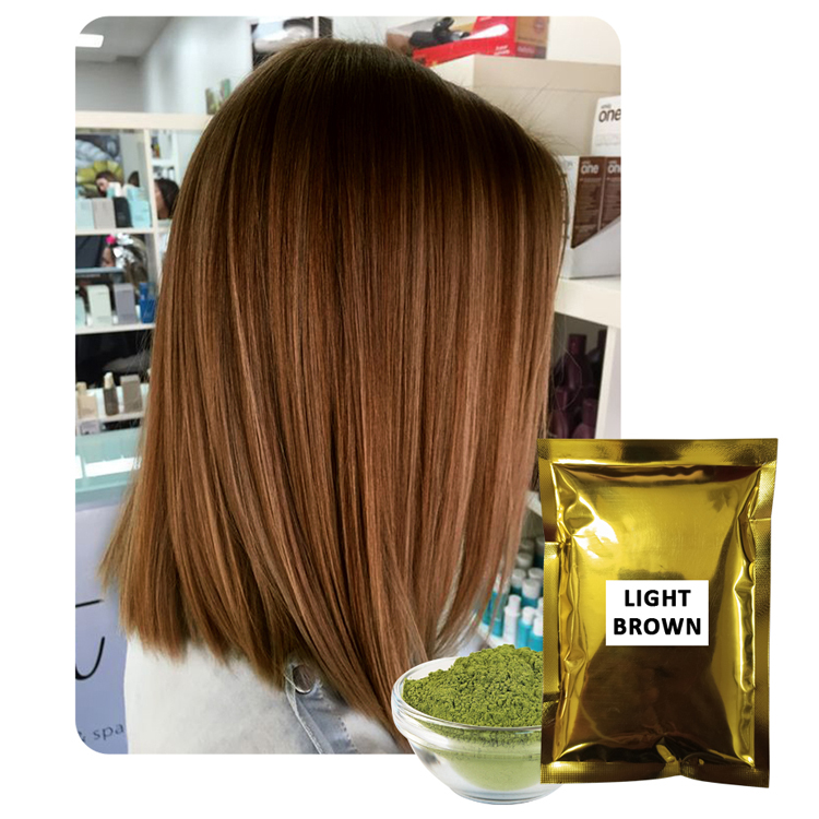 Chemical Free Herbal Light Brown Hair Colour