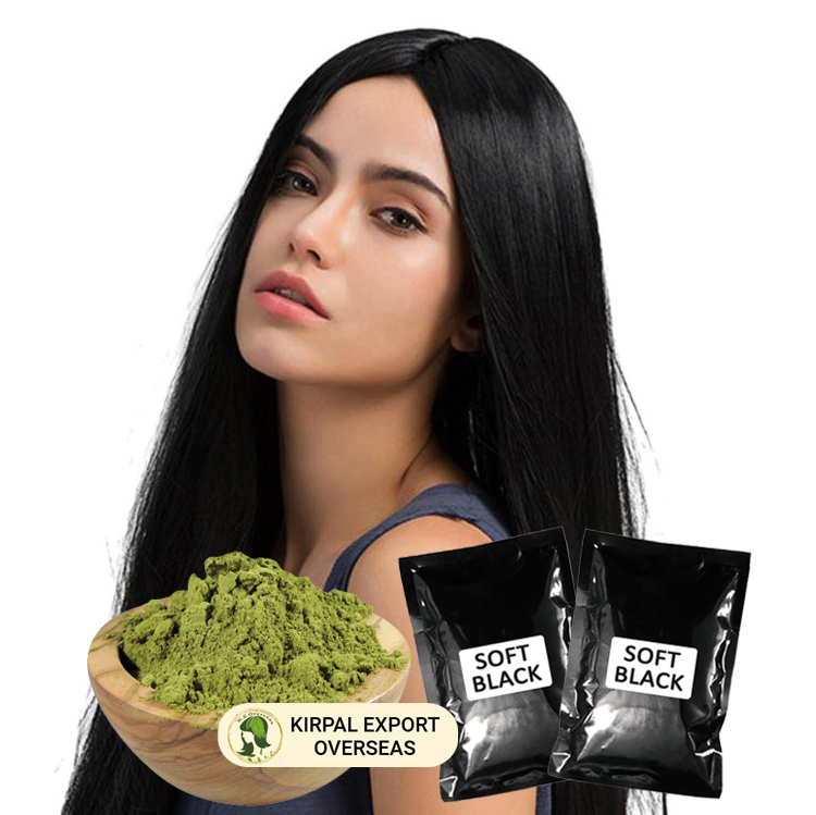 Organic Black Hair Color Henna Without Chemicals