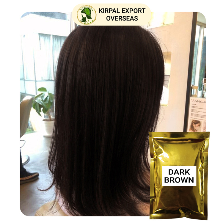 Natural Dark Brown Hair Colour Hair Styling Product