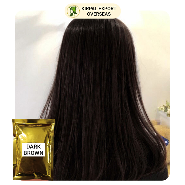 Organic Dark Brown Hair Color Dye Without Ammonia PPD