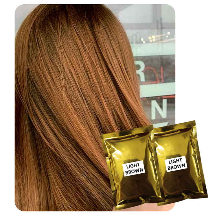 PPD and Ammonia Free Herbal Light Brown Hair Dye