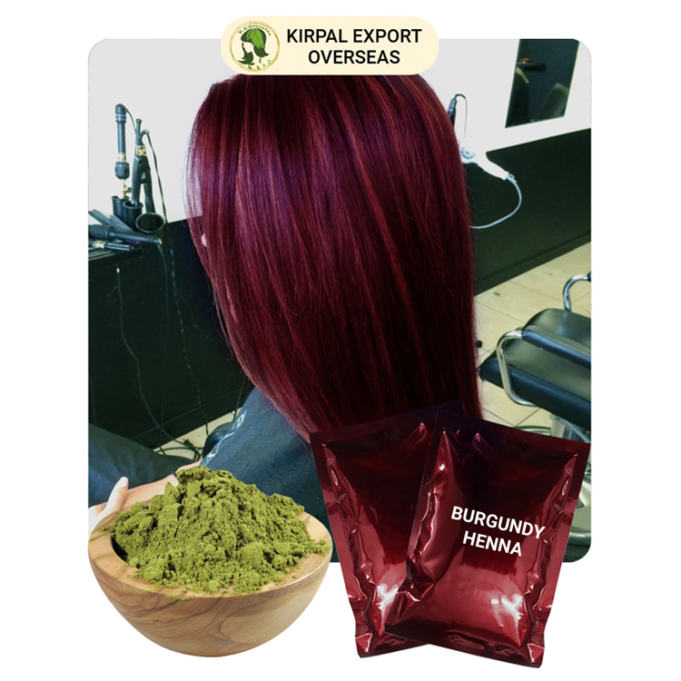 Best Burgundy Henna Professional Hair Color to Cover Gray